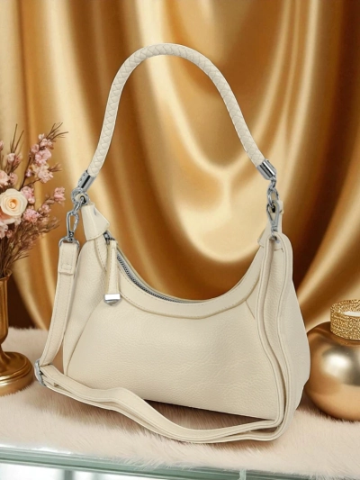 Royalfashion Small Women's Eco-Leather Handbag with Decorative Strap Lacquea