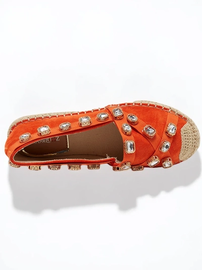 Oranžas sieviešu espadrilas ar Wamba kristāliem - Apavi