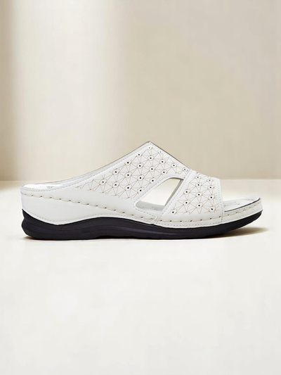 Royalfashion Women's Platform Flip-Flops Nova Step