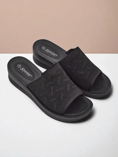 Royalfashion sieviešu sandales ar zemu ķīļveida papēdi Elara