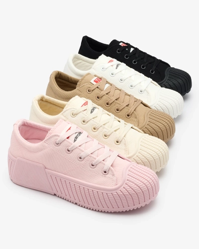 OUTLET Royalfashion Pink Brigera platform sports sneakers