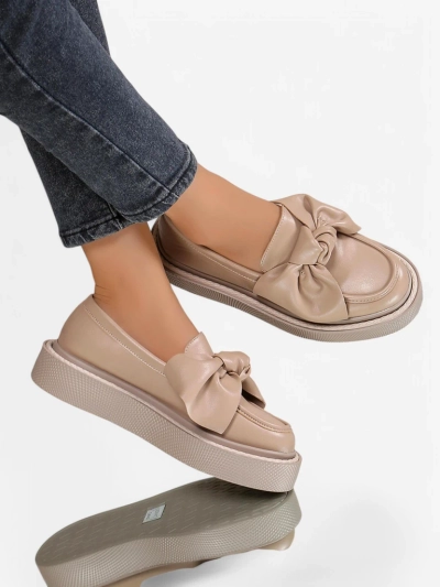 Royalfashion Элегантные женские мокасины с бантиком Ortto