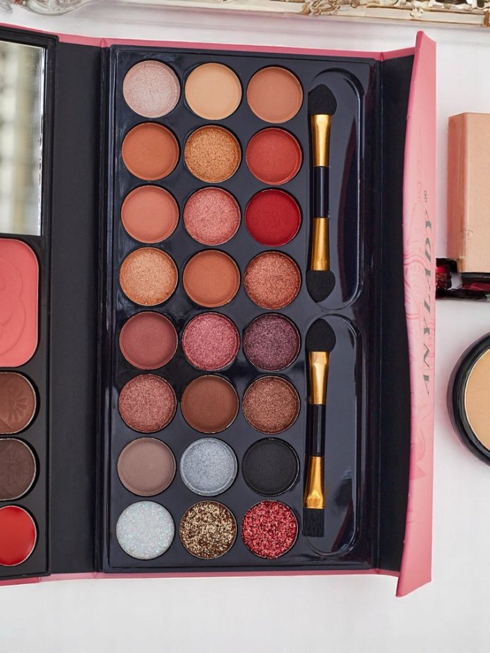 ANYLADY Компактная палетка для макияжа – тени для век, контур, губы, 33 оттенка