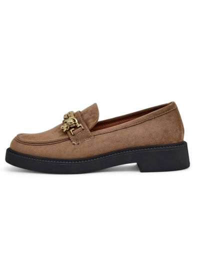 Royalfashion Women's loafers with a gold chain Porrot