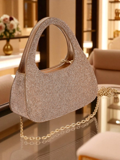 Royalfashion Women's Clutch Bag with Cubic Zirconia Myra Quill