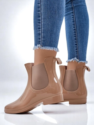 Royalfashion Women's lacquered rubber boots Seris