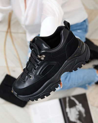 Royalfashion Black women's sneakers Aherot