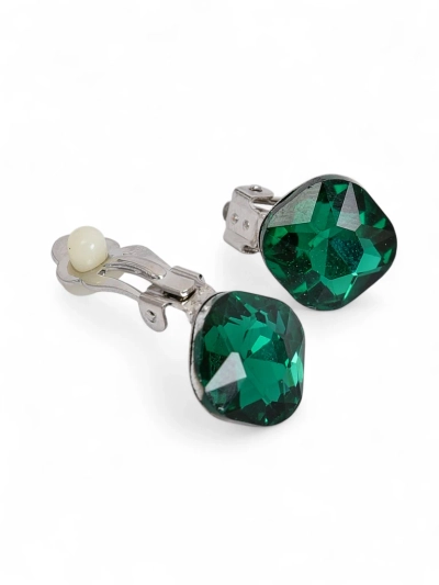Royalfashion Women's Crystal Clip-on Earrings