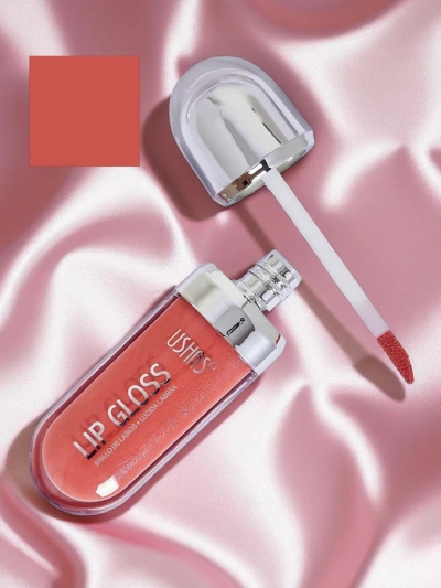 USHAS Glitter Lip Gloss color Deep Pink
