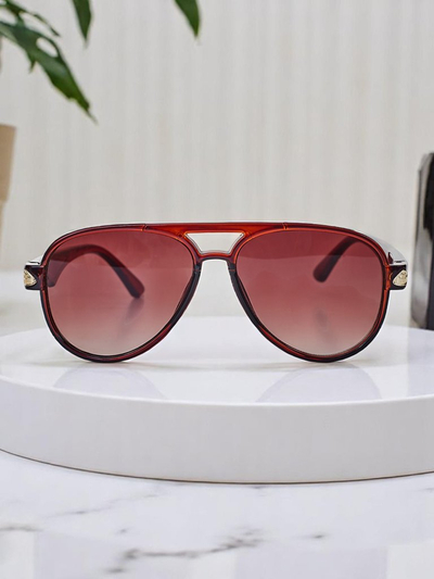 Royalfashion Солнечные очки с декоративными дужками Shadow Aviator