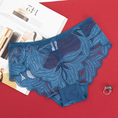 Blue women's lace panties - Underwear