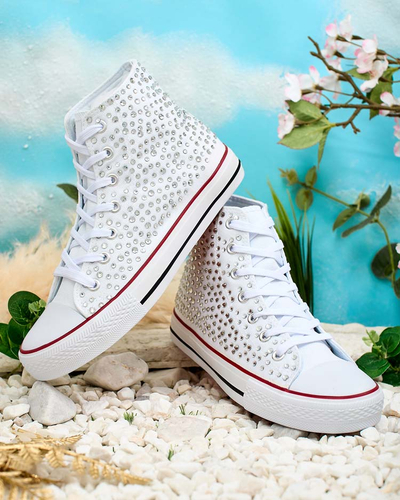 Royalfashion Women's sequined sneakers Shis