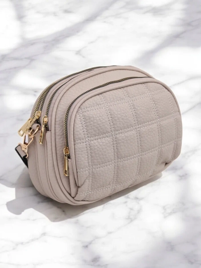 Royalfashion Oval small women's handbag made of eco leather