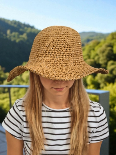 Royalfashion Women's Straw Hat Lila Sun