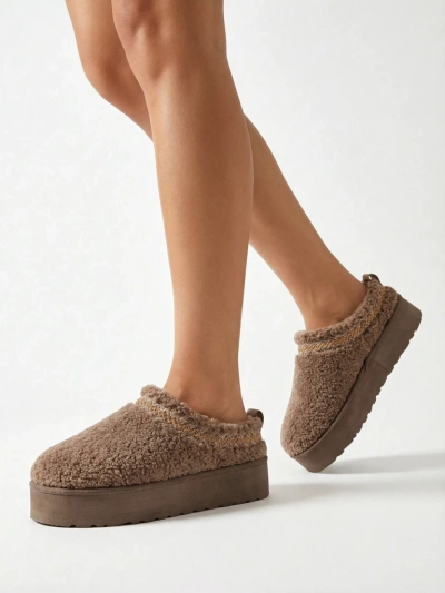 Royalfashion Īsas sievietes sniega zābaki Sesele