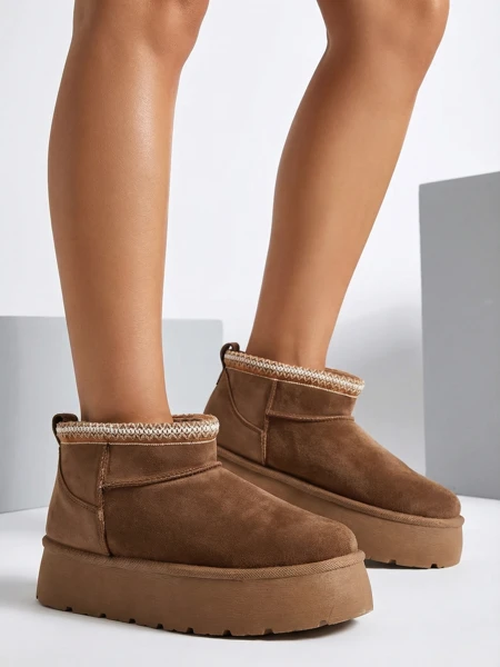 Royalfashion Women's short boots a'la snow boots Xoalla