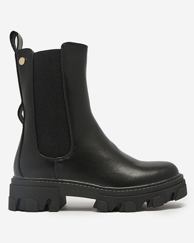 Women's high boots in black Vyvieva- Footwear