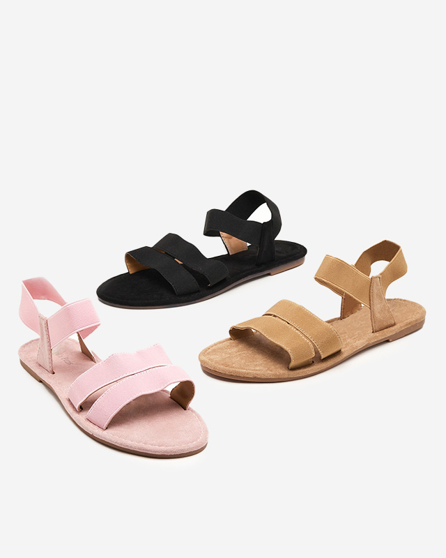 Gaiši brūnas sieviešu sandales Stalia - Shoes