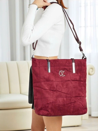 Dāmu shopper soma Caryenne no eko zamšādas