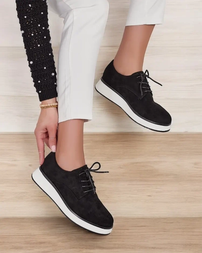 Royalfashion Женские полусапоги на шнуровке Gori