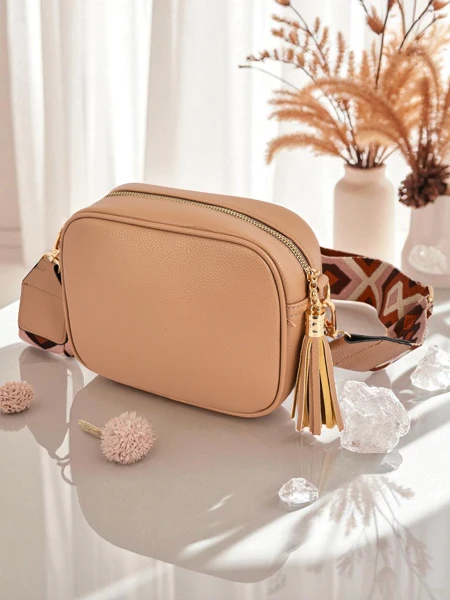 Royalfashion Geantă mică de damă din piele ecologică cu curea colorată Kovi Lace