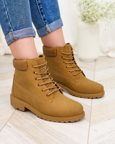 Royalfashion Brown women's trappers Karveliea