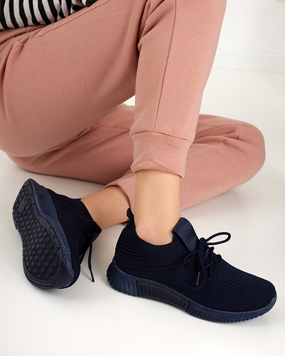 Темно-синие женсие кроссовки Merisal