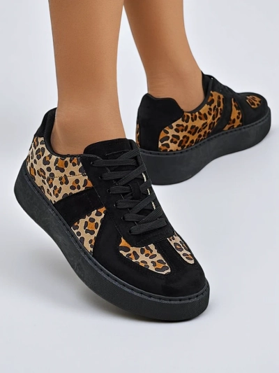 Royalfashion Sieviešu sporta kedas ar leoparda rakstu Big Cat