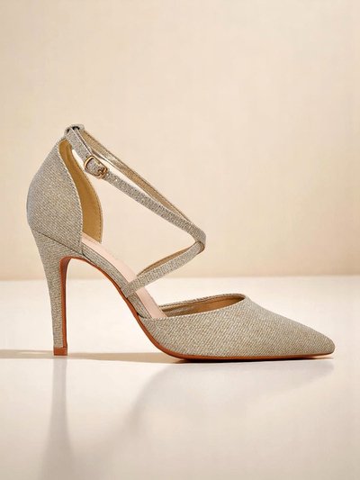 Royalfashion Sieviešu Stiletto Kurpes GlamStrap