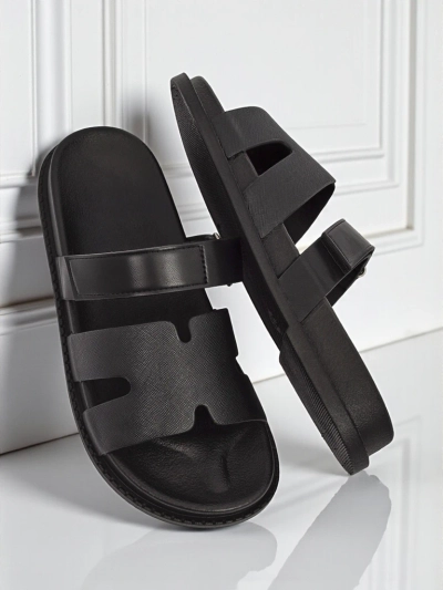 Royalfashion Женские эко-кожаные тапочки FlexiComfi