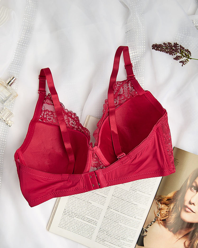 Royalfashion Women's bra decorated with lace