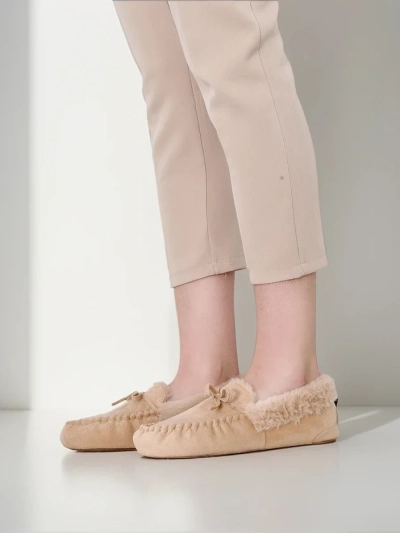 Royalfashion Women's moccasins with fur Ahtikes