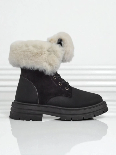 Royalfashion Women's fur-lined ankle boots Nasaha
