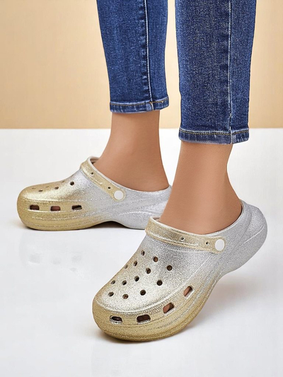 Royalfashion Sieviešu gumijas vasaras sandalēm ar izgriezumiem Dellosa