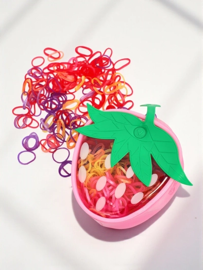 Royalfashion Multicolor Silicone Strawberry Hair Ties