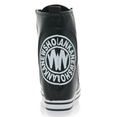 Black sneakers on Lasegreta wedge - Footwear 1