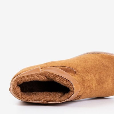 Eliana Ecological Suede Wedge Ankle Boots