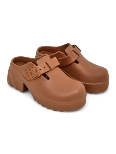 Royalfashion Women's rubber heeled sandals Voxones