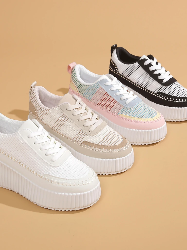 Royalfashion Женские платформенные кроссовки Siserra