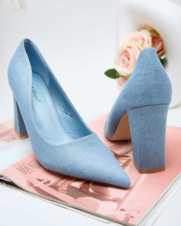 Royalfashion Women's Jeansem Stiletto pumps