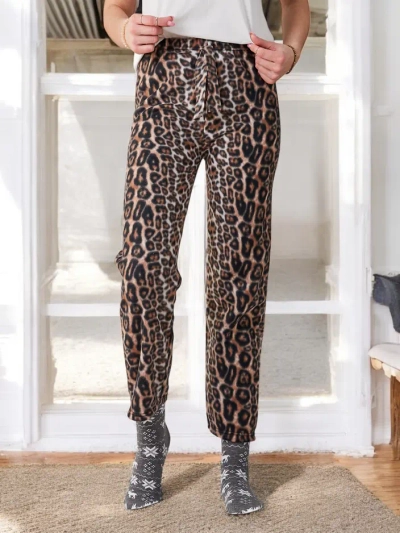 Royalfashion Cotton Christmas Women's Pajama Pants in Check