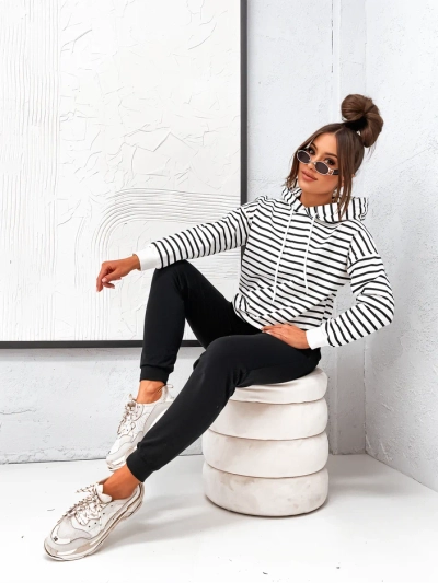Royalfashion Women's striped tracksuit set