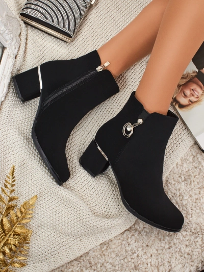 Women's Eco-Leather Heeled Ankle Boots Norevaya