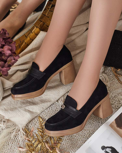 Royalfashion Women's moccasins on a post Lemaneg