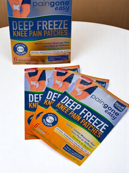 Охлаждающие обезболивающие пластыри для коленей (6 шт.)