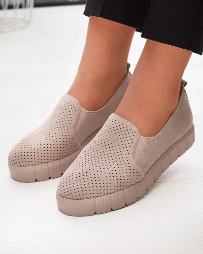 Women's openwork powder slip on sneakers Cegeti - Footwear