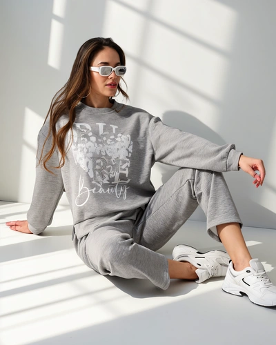 Royalfashion Sieviešu viskozes komplekts ar rakstu