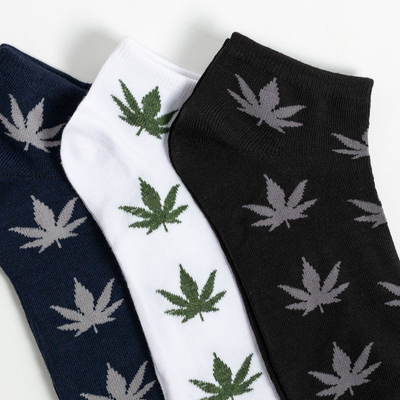 Мужские носки с принтом, набор из 3-х пар