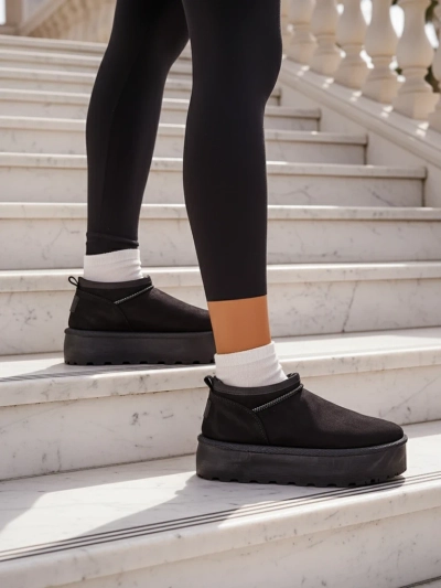 Royalfashion Sieviešu īsie zābaki a'la sniega zābaki Ozozi