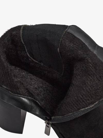 Lav Botki damskie eko zamszowe na słupku Anell